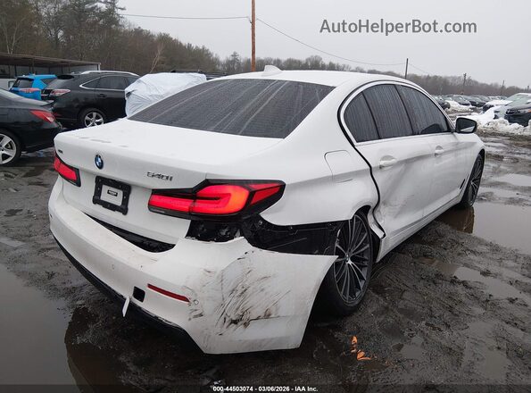 WBA73BJ01NWX58026 2022 BMW 5 SERIES Белый Задняя правая четверть