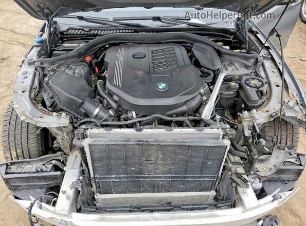 WBA73BJ04NWX77539 2022 BMW 5 SERIES Gray Rear interior view