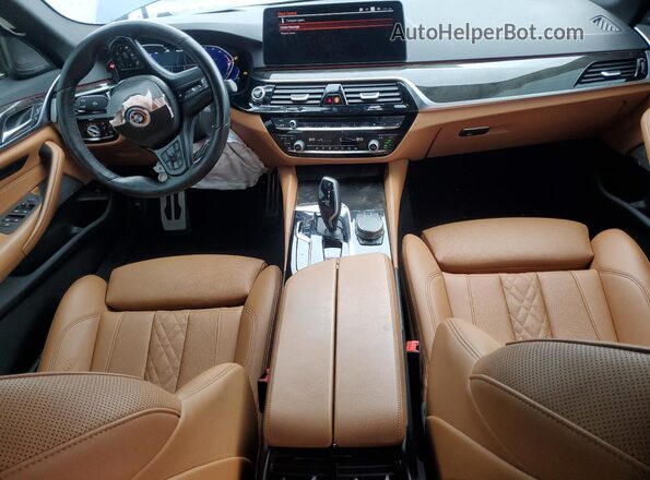WBA73BJ08PWY01117 2023 BMW 5 SERIES Blue Вид панелі приладів