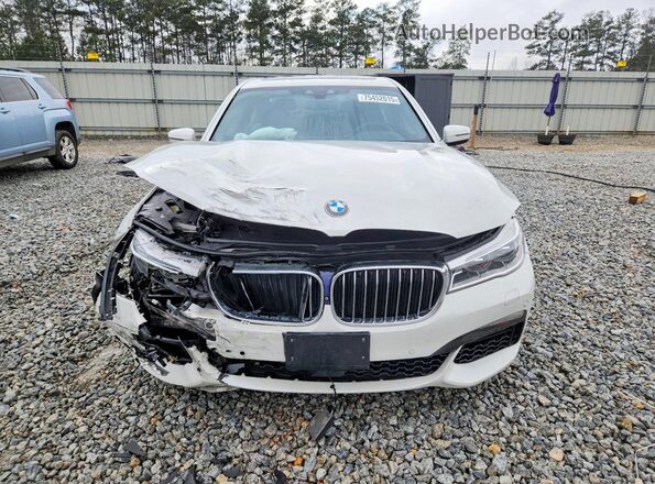 WBA7B0C53JG527293 2018 BMW 7 SERIES White Widok z przodu