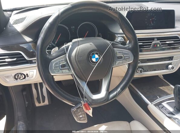 WBA7E2C50GG504596 2016 BMW 7 SERIES Dark Blue Առջևի վահանակի տեսք