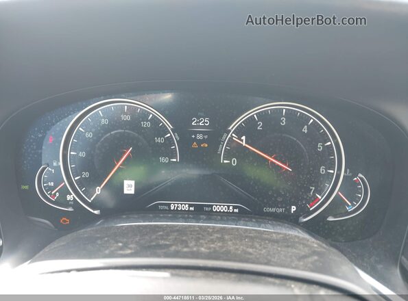 WBA7E2C50GG504596 2016 BMW 7 SERIES Dark Blue Հետևի նստատեղերի տեսք