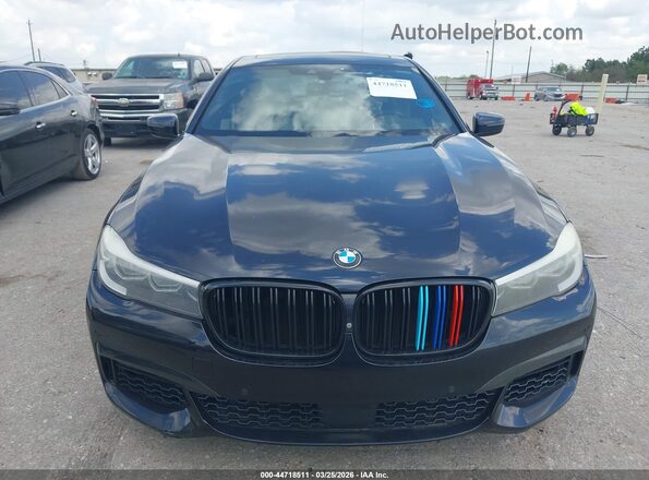 WBA7E2C50GG504596 2016 BMW 7 SERIES Dark Blue Սարքավորումների վահանակի տեսք