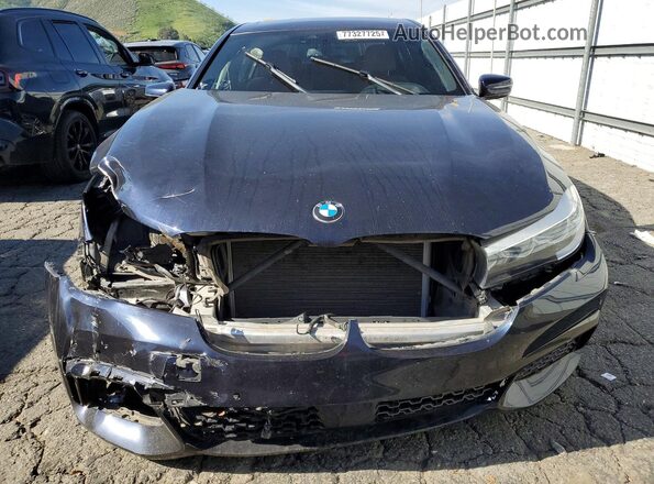 WBA7E2C52HG739597 2017 BMW 7 SERIES Blue წინა ხედი