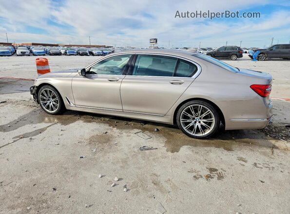 WBA7E2C55GG738717 2016 BMW 7 SERIES Tan Հետևի ձախ