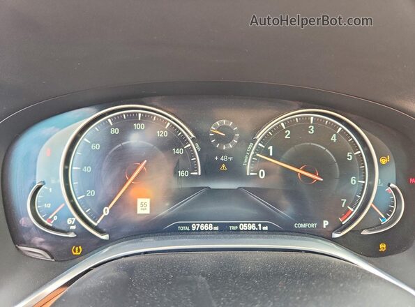 WBA7E2C55GG738717 2016 BMW 7 SERIES Tan Սարքավորումների վահանակի տեսք