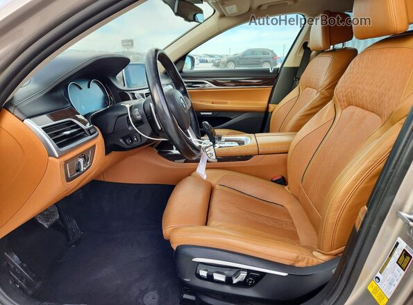 WBA7E2C55GG738717 2016 BMW 7 SERIES Tan Սալոնի դիմացի տեսք