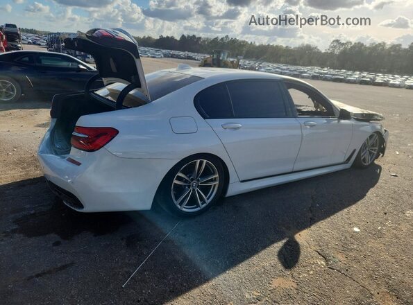 WBA7E2C55HG740355 2017 BMW 7 SERIES White Tył prawy