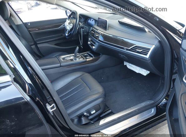 WBA7E2C56KB454096 2019 BMW 7 SERIES Black Front interior view