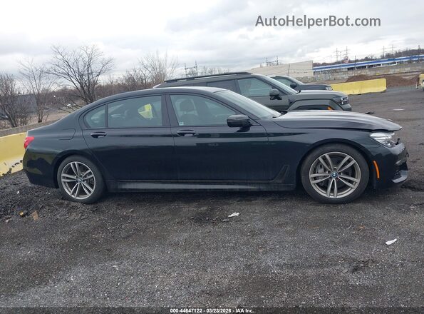 WBA7E4C59KGV70309 2019 BMW 7 SERIES Black Rear interior view