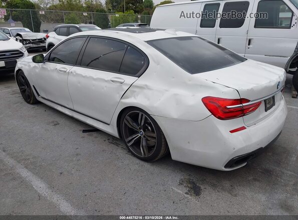 WBA7F0C52JGM23673 2018 BMW 7 SERIES White უკანა მარცხენა