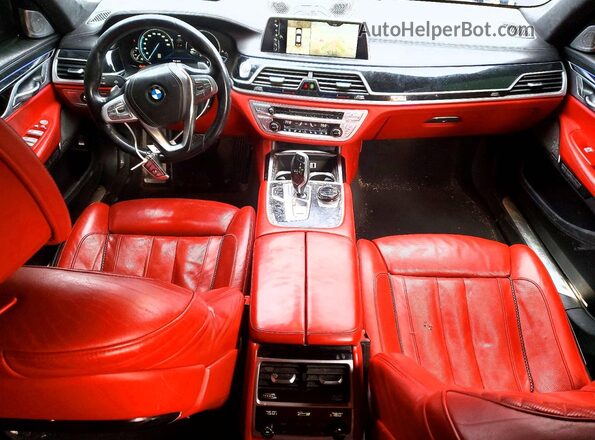 WBA7F2C35HG423381 2017 BMW 7 SERIES Black წინა პანელის ხედი