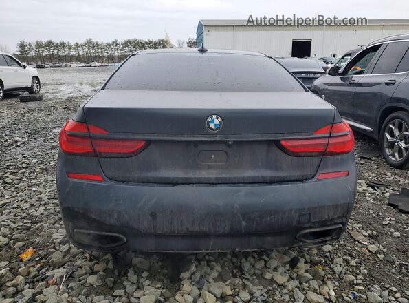 WBA7F2C35HG423381 2017 BMW 7 SERIES Black უკანა ხედი