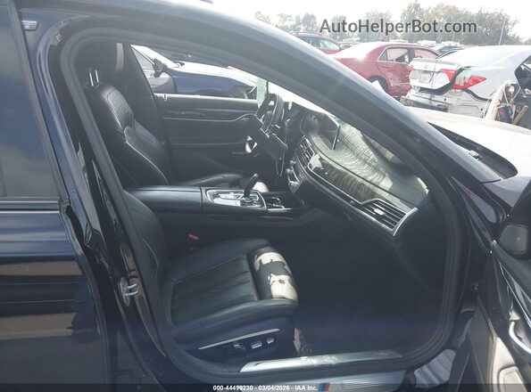WBA7F2C53GG416445 2016 BMW 7 SERIES Black Front interior view