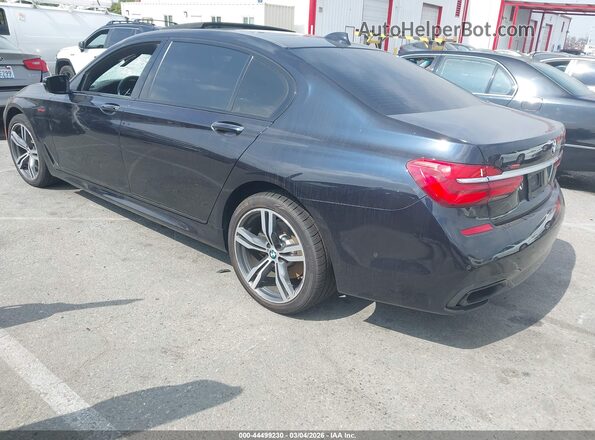 WBA7F2C53GG416445 2016 BMW 7 SERIES Black Rear left