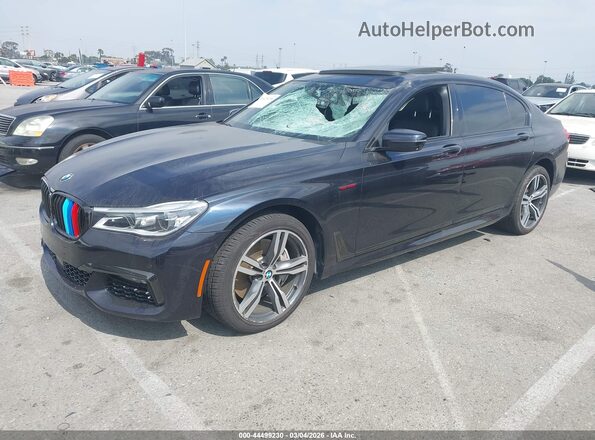 WBA7F2C53GG416445 2016 BMW 7 SERIES Black Front left