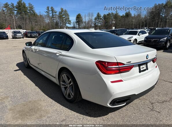 WBA7F2C54GG419337 2016 BMW 7 SERIES White Trasero izquierdo