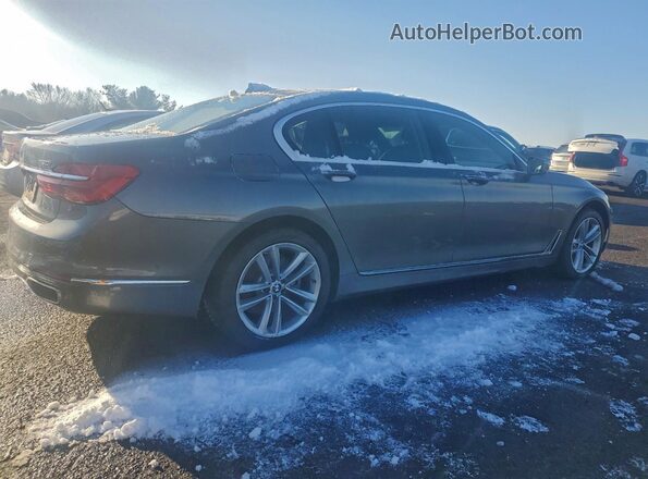 WBA7F2C54KB240639 2019 BMW 7 SERIES Silver Հետևի աջ