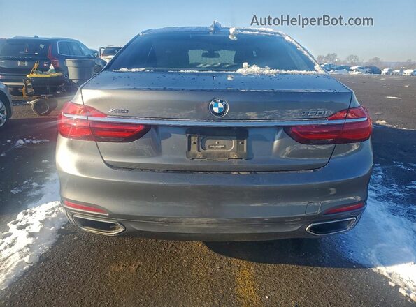 WBA7F2C54KB240639 2019 BMW 7 SERIES Silver Հետևի տեսք