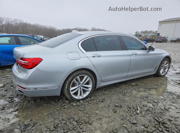 WBA7F2C56GG416813 2016 BMW 7 SERIES Silver Trasero derecho