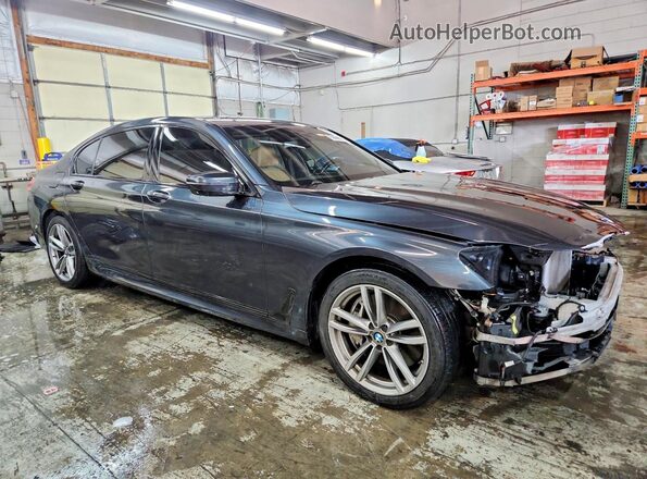 WBA7F2C56HG422631 2017 BMW 7 SERIES Charcoal Передня права чверть