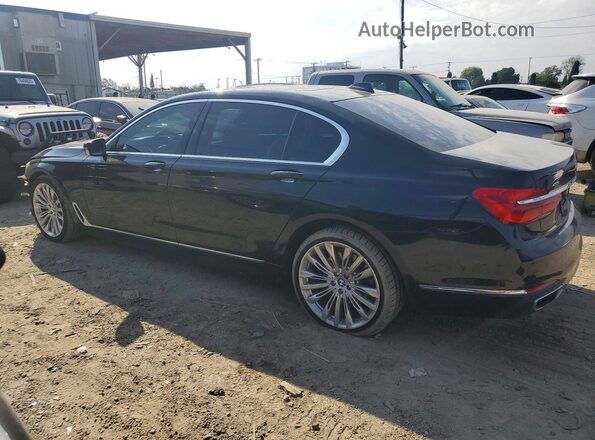 WBA7F2C58HG422209 2017 BMW 7 SERIES Black Задня права чверть