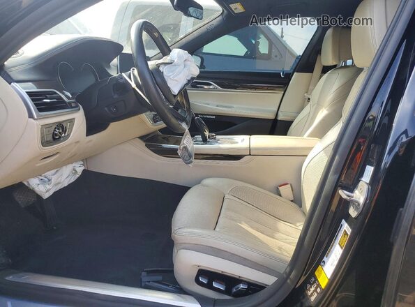 WBA7F2C58HG422209 2017 BMW 7 SERIES Black Вид панелі приладів