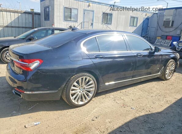 WBA7F2C58HG422209 2017 BMW 7 SERIES Black Передня права чверть