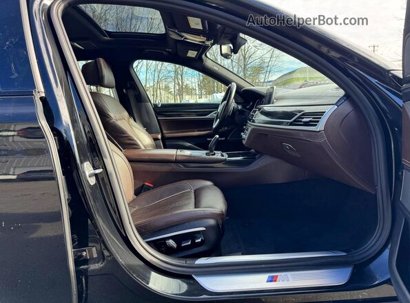 WBA7F2C58HG422355 2017 BMW 7 SERIES Black Vista trasera