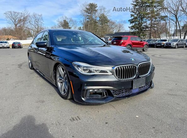 WBA7F2C58HG422355 2017 BMW 7 SERIES Black Vista frontal