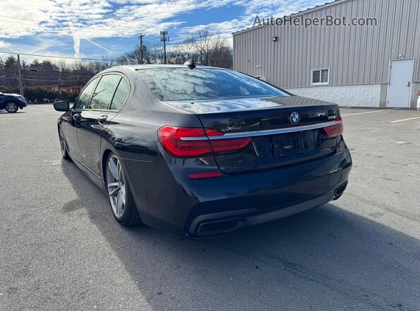 WBA7F2C58HG422355 2017 BMW 7 SERIES Black Trasero derecho