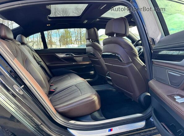WBA7F2C58HG422355 2017 BMW 7 SERIES Black Vista de la etiqueta del VIN