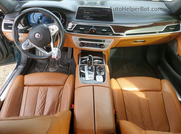 WBA7F2C58JG856121 2018 BMW ALPINA Green Vista del salpicadero
