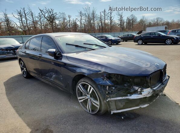 WBA7F2C59GG417938 2016 BMW 7 SERIES Blue Front right