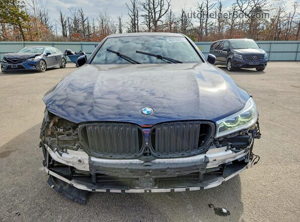 WBA7F2C59GG417938 2016 BMW 7 SERIES Blue Front view