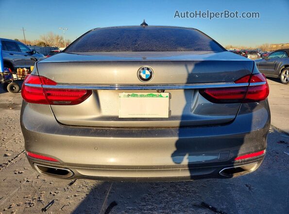 WBA7F2C5XGG417897 2016 BMW 7 SERIES Gray Vista trasera