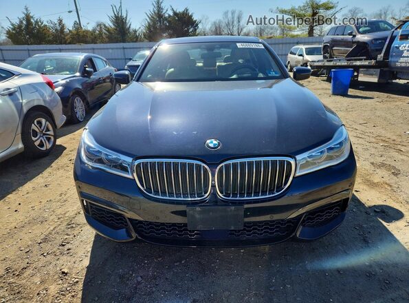 WBA7F2C5XGG418306 2016 BMW 7 SERIES Black Widok z przodu