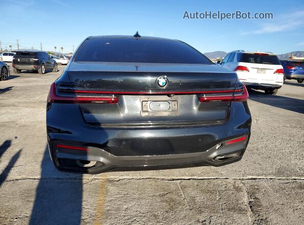 WBA7T2C02NCH01013 2022 BMW 7 SERIES Black Հետևի տեսք