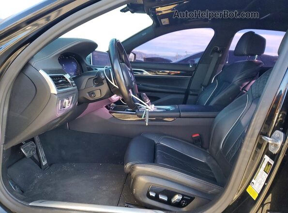 WBA7T2C02NCH01013 2022 BMW 7 SERIES Black Սալոնի դիմացի տեսք
