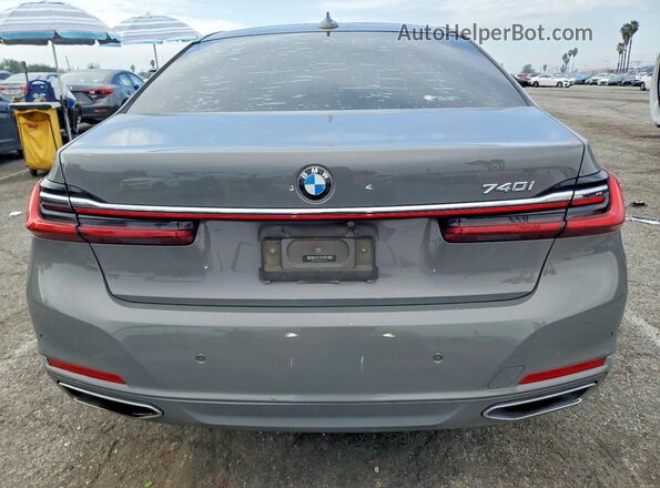 WBA7T2C03MCF81480 2021 BMW 7 SERIES Gray Rear view