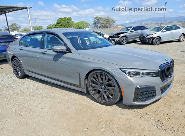 WBA7T2C04NCJ65159 2022 BMW 7 SERIES Серый Передняя правая четверть