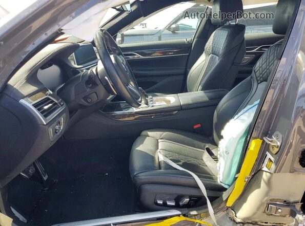 WBA7T2C04NCJ65159 2022 BMW 7 SERIES Серый Вид салона спереди