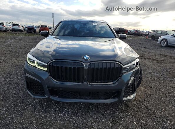 WBA7T2C04NCK05188 2022 BMW 7 SERIES Gray Вид спереду