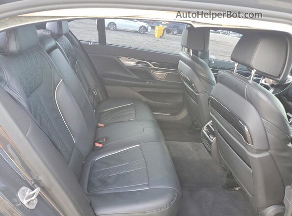 WBA7T2C04NCK05188 2022 BMW 7 SERIES Gray Вид задніх сидінь