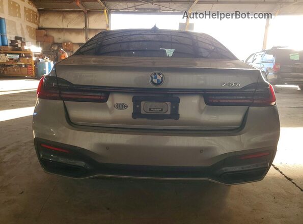WBA7T2C06NCJ00748 2022 BMW 7 SERIES Silver Widok z tyłu