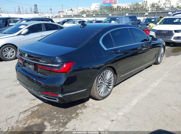 WBA7T2C07MCG11001 2021 BMW 7 SERIES Black Rear right