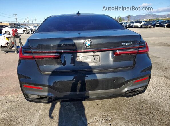WBA7T2C09MCF02183 2021 BMW 7 SERIES Black Вид ззаду