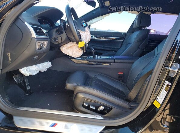 WBA7T2C09MCF02183 2021 BMW 7 SERIES Black Вид салону спереду