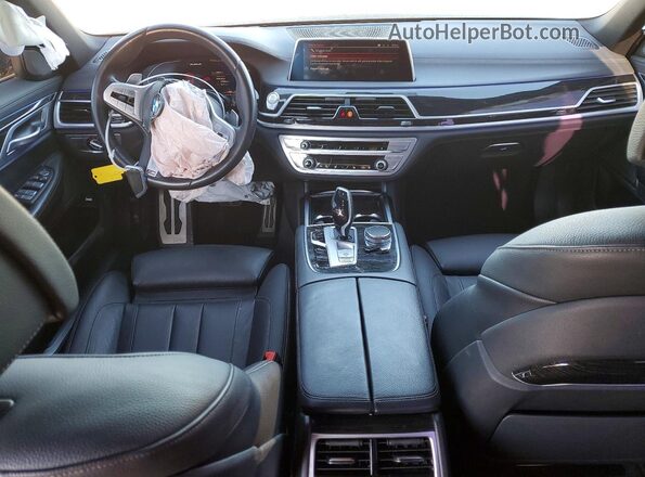 WBA7T2C09MCF02183 2021 BMW 7 SERIES Black Вид панелі приладів