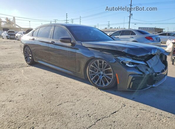 WBA7T2C09MCF02183 2021 BMW 7 SERIES Black Передня права чверть